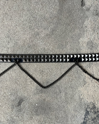 BURBERRY PRORSUM SS2011 STUDDED CHAIN BELT