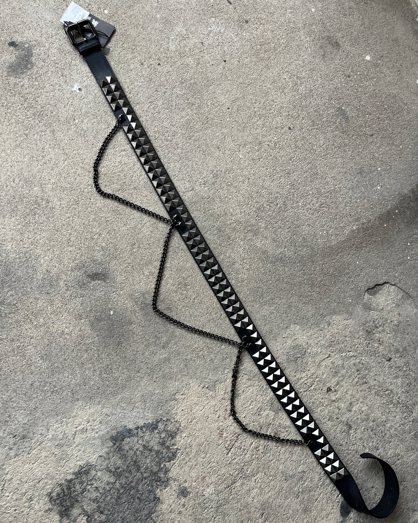 BURBERRY PRORSUM SS2011 STUDDED CHAIN BELT