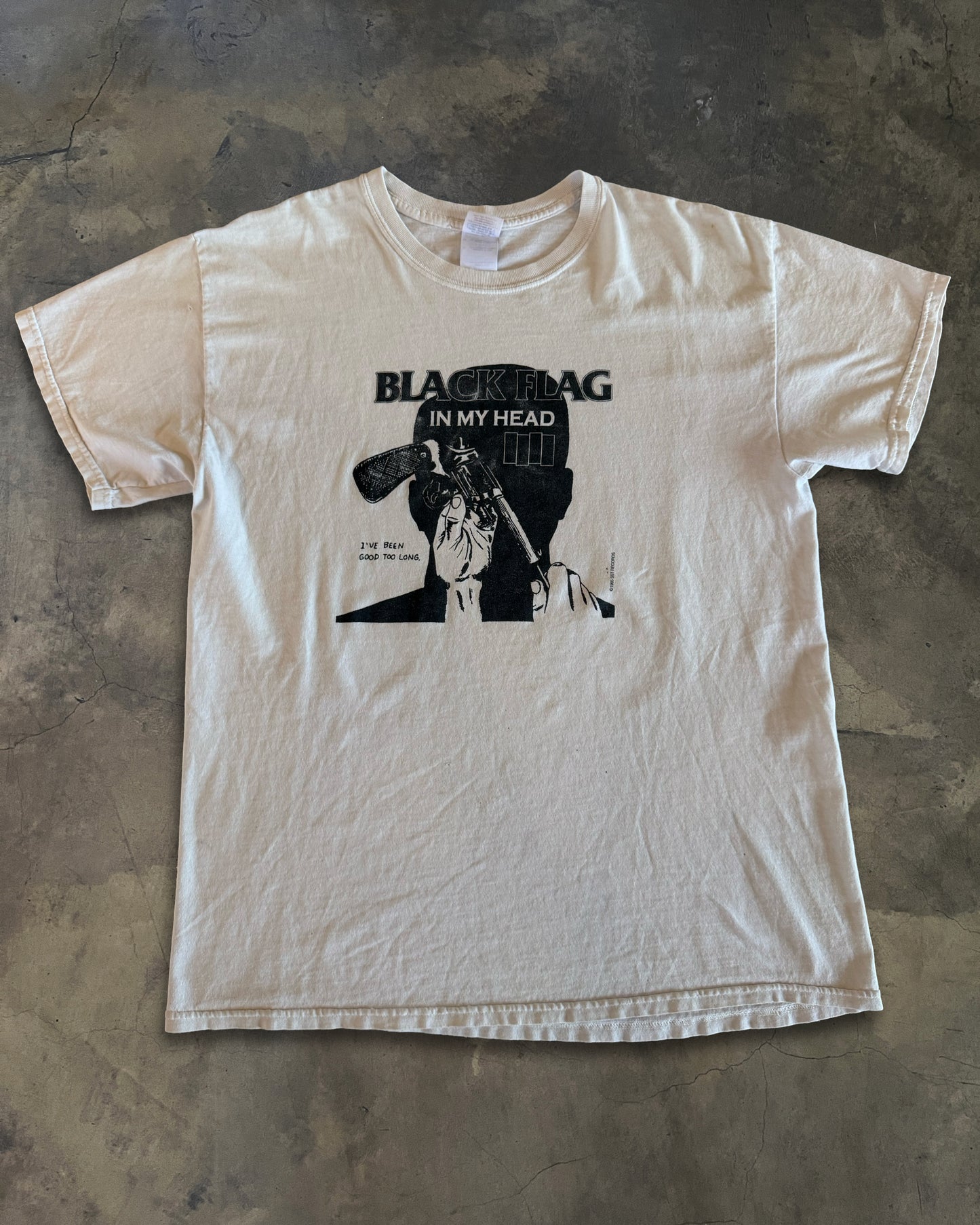 VINTAGE BLACK HEAD IN MY HEAD TEE