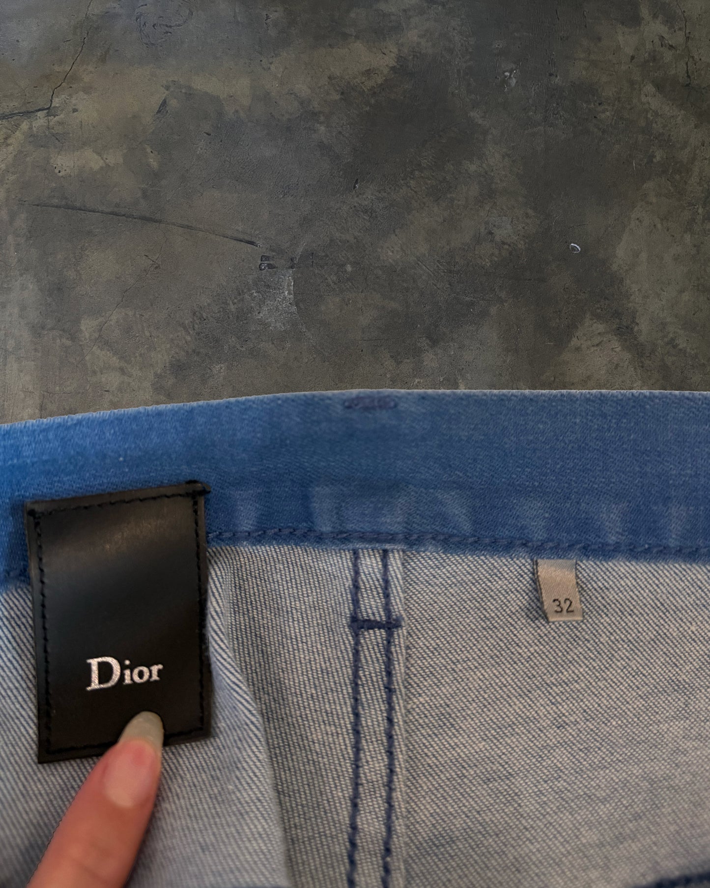 DIOR HOMME AW2016 SKY BLUE DENIM