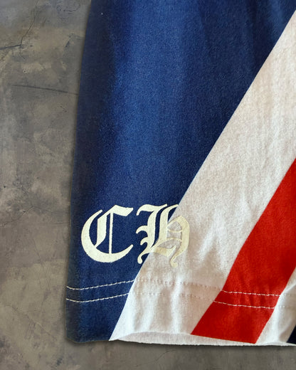 CHROME HEARTS UNION JACK LOGO TEE