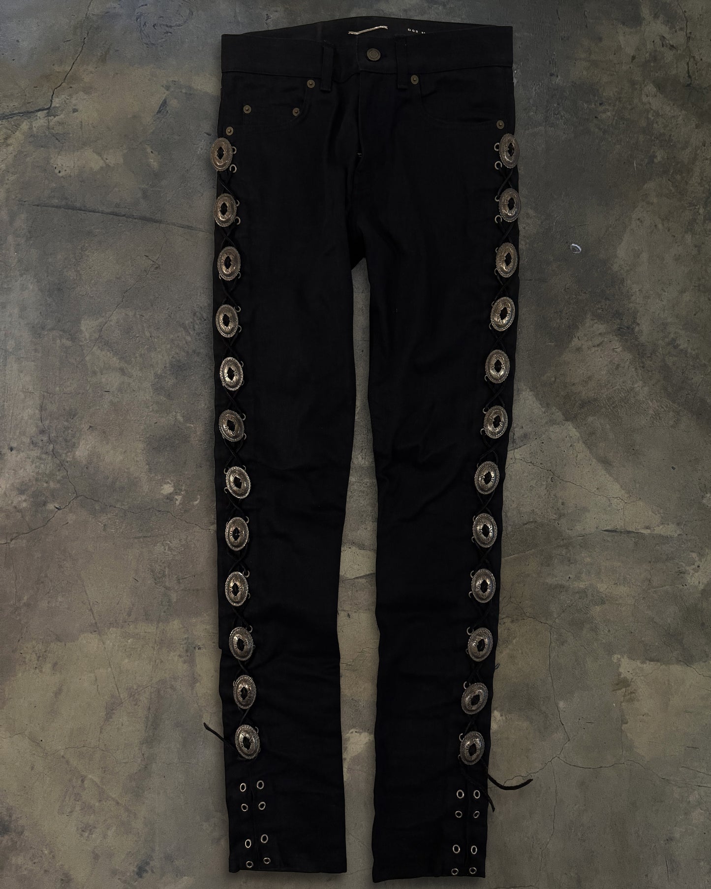 SAINT LAURENT SS2015 CONCHO DO2 JEANS