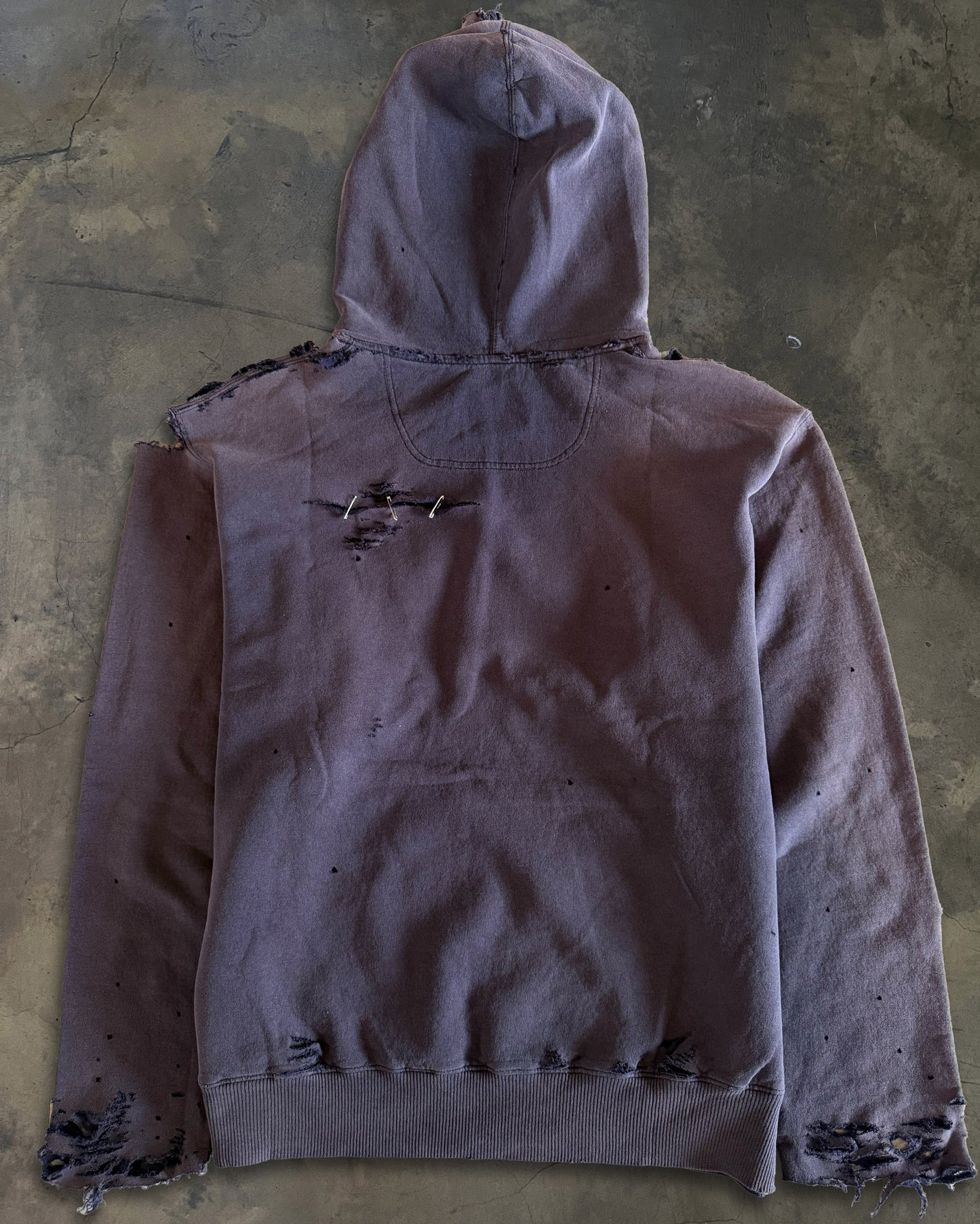 EARLY 2000'S THRASHED CHAMPION HOODIE
