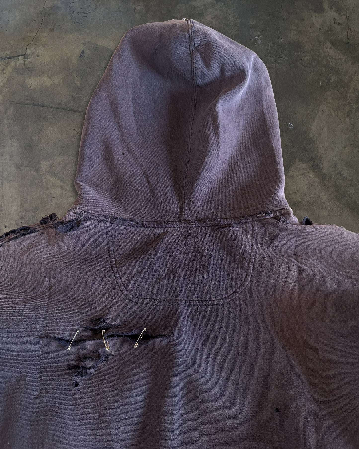 EARLY 2000'S THRASHED CHAMPION HOODIE