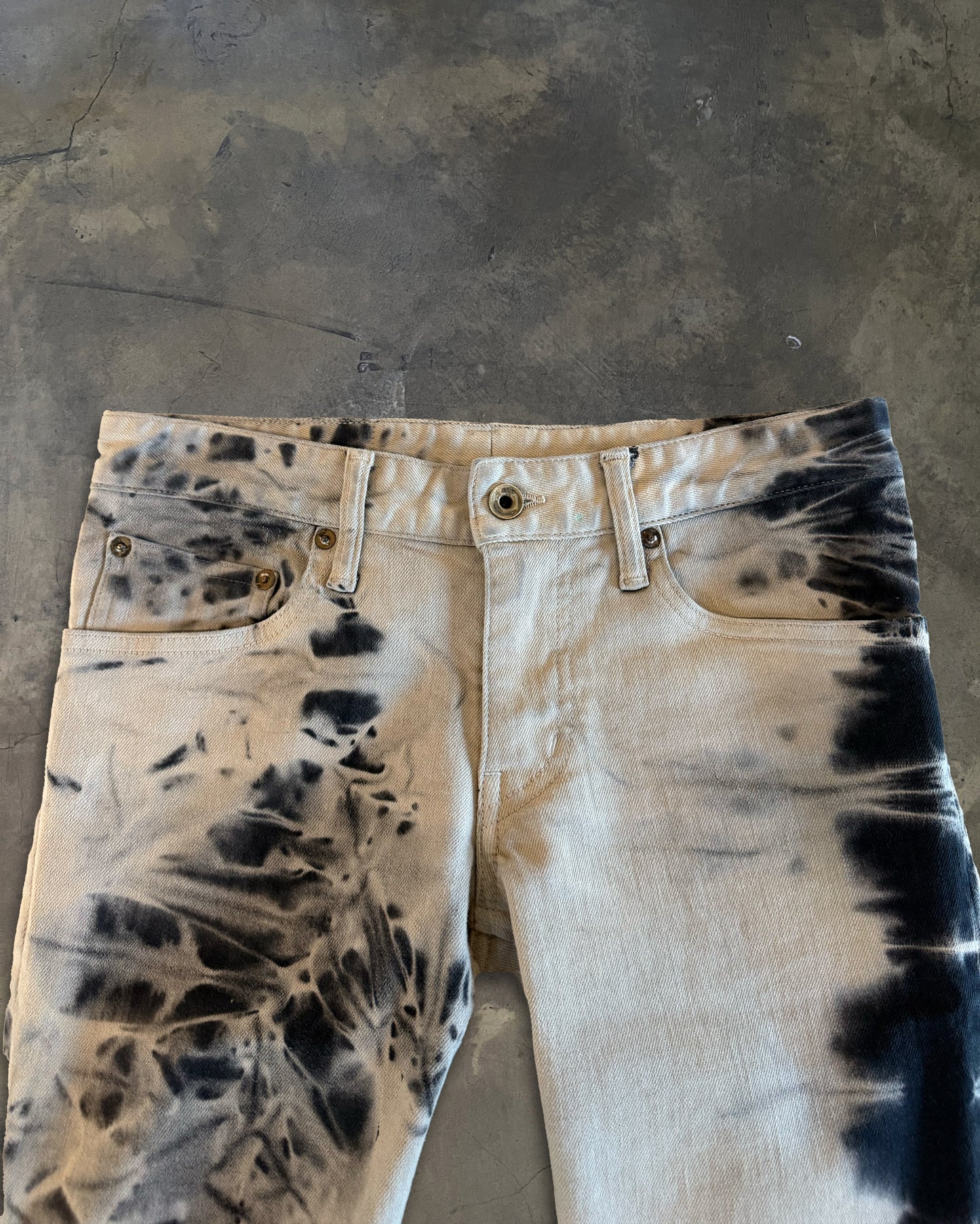 LGB TIE DYE WASH CAPRI