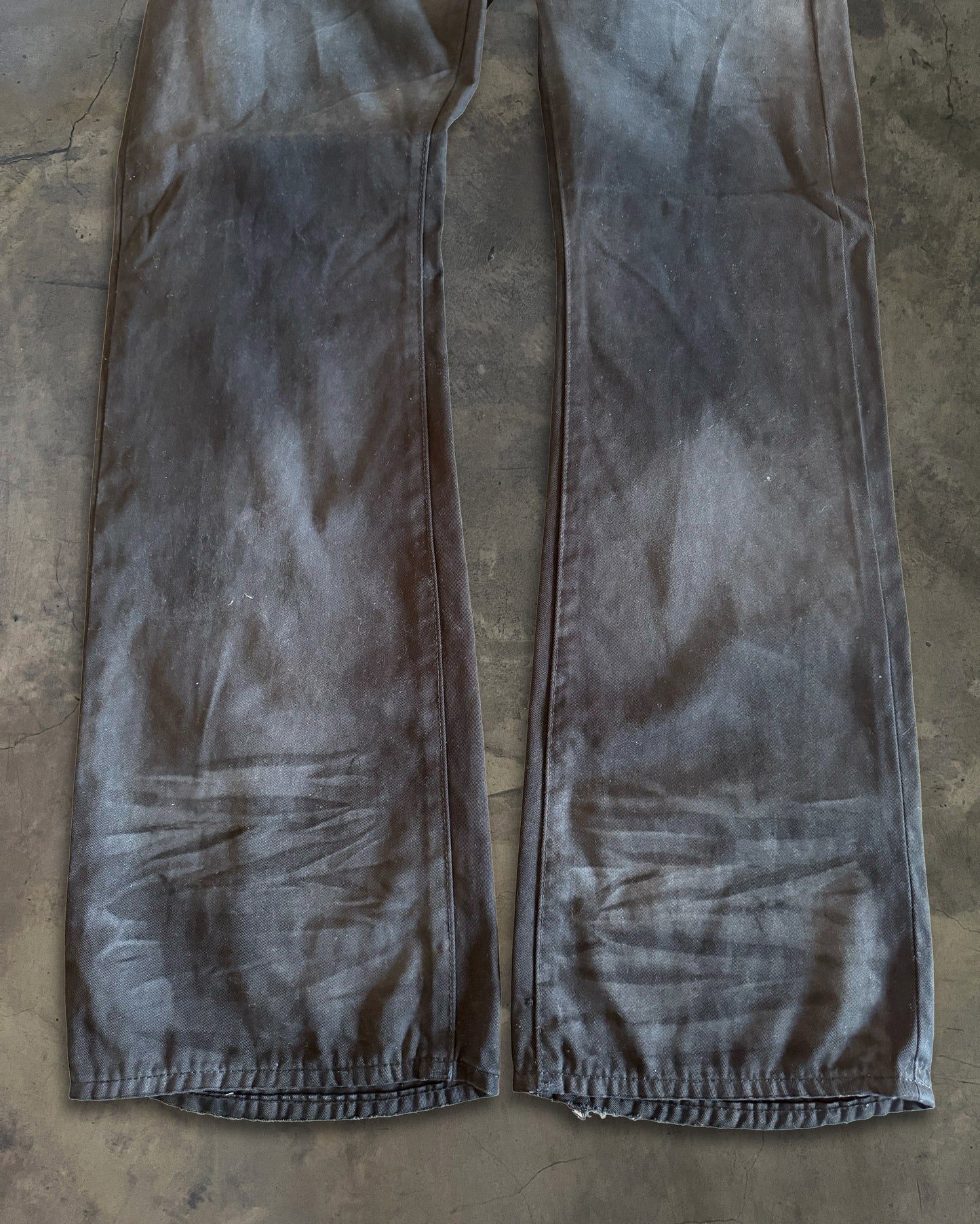 CAVARIA BLACK FADED FLARED DENIM