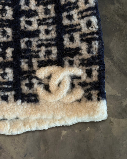 CHANEL CC SILK CASHMERE BEANIE
