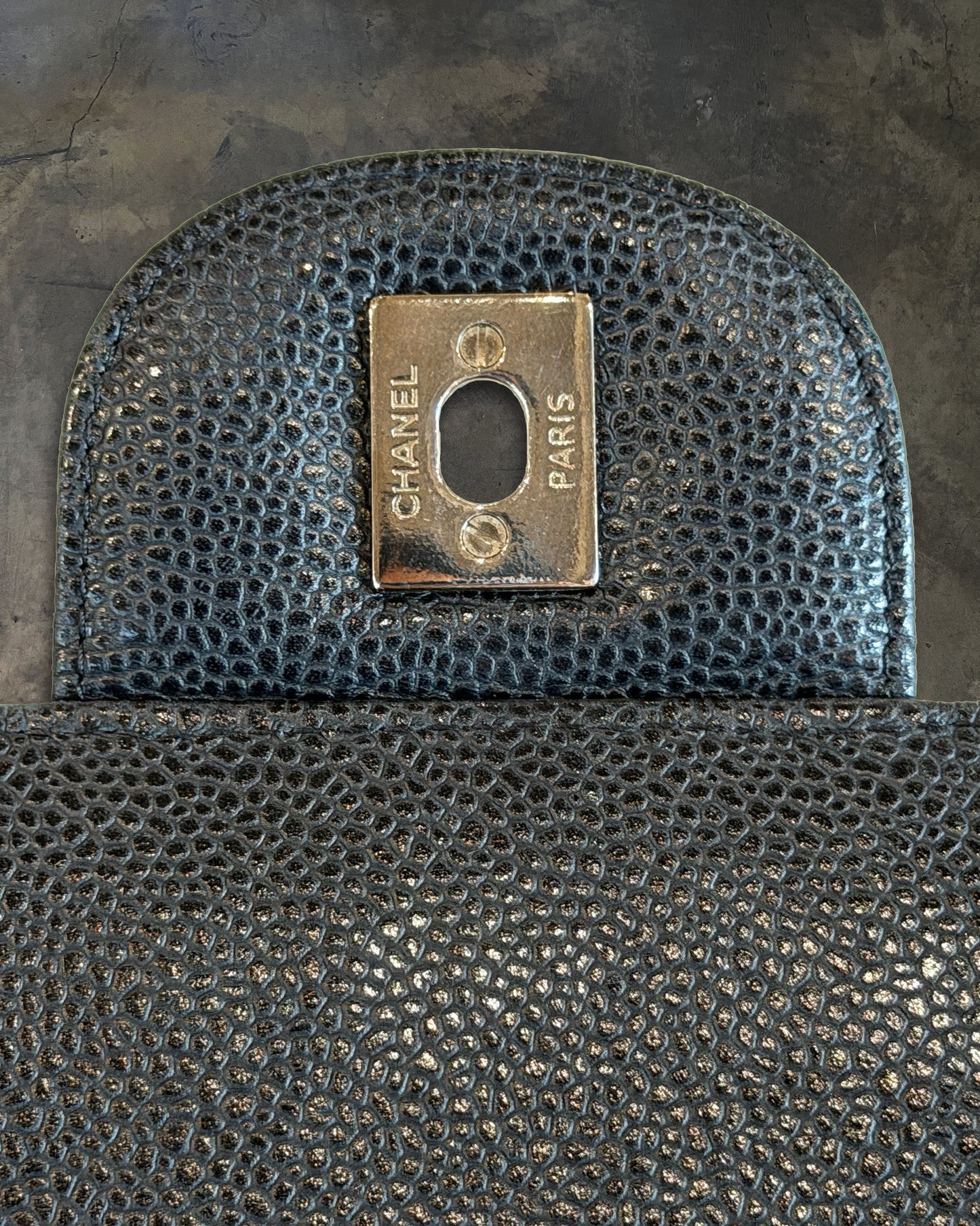 CHANEL 2011 CAVIAR MAXI DOUBLE FLAP BAG