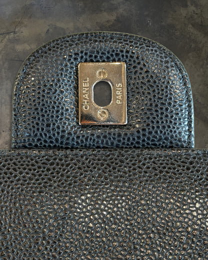 CHANEL 2011 CAVIAR MAXI DOUBLE FLAP BAG