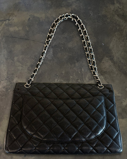CHANEL 2011 CAVIAR MAXI DOUBLE FLAP BAG