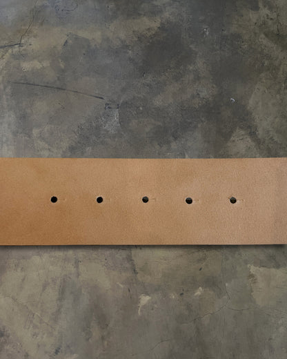 CHANEL BROWN CALFSKIN OVAL CC BELT