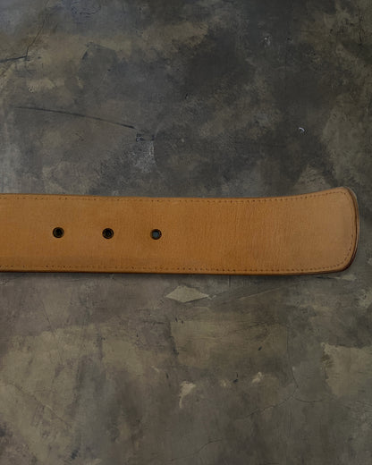 CHANEL BRONZE LAMBSKIN CC BELT