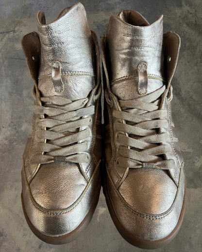 DIOR HOMME SS2006 METALLIC HIGH TOPS