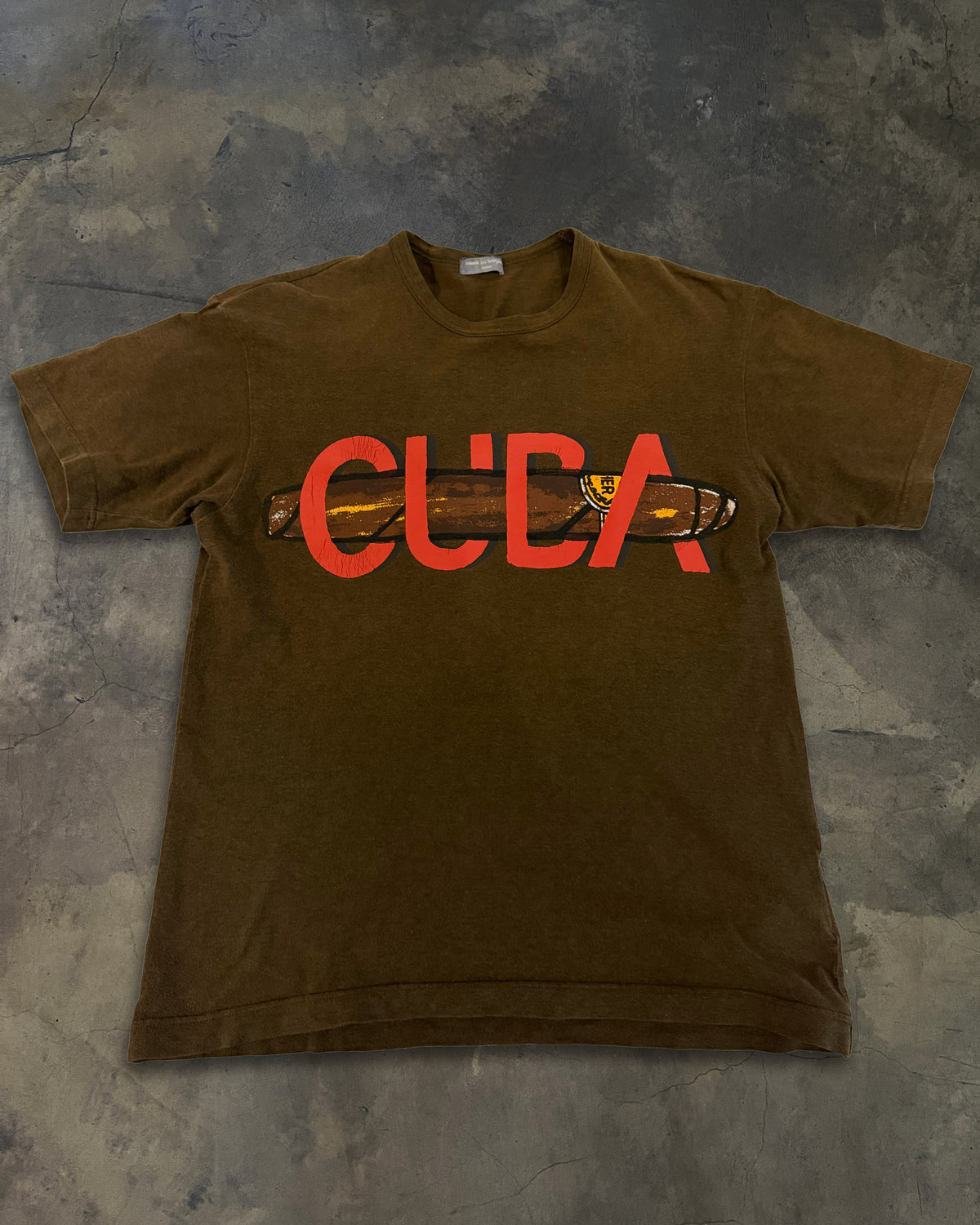 COMMES DES GARCONS HOMME 2002 CUBA CIGAR TEE