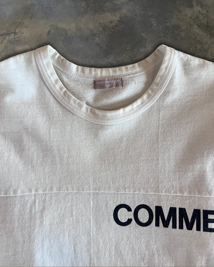 COMME DES GARCONS HOMME AD2001 SPLIT LOGO LONG SLEEVE