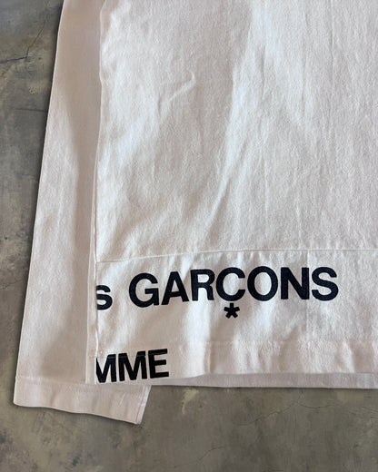 COMME DES GARCONS HOMME AD2001 SPLIT LOGO LONG SLEEVE