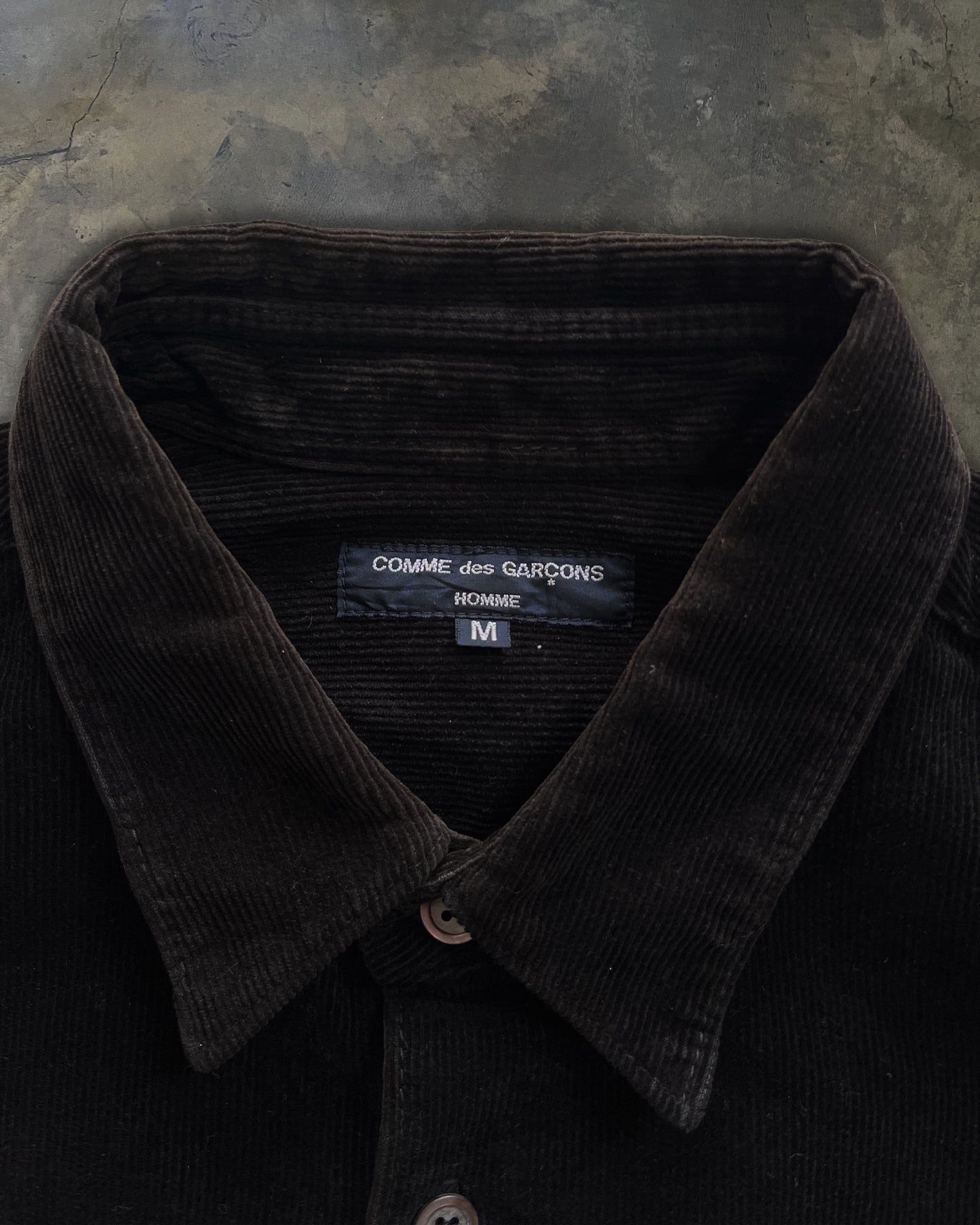 COMME DES GARÇONS AD2005 CORDUROY OVERSHIRT