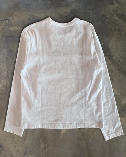 COMME DES GARCONS HOMME AD2001 SPLIT LOGO LONG SLEEVE