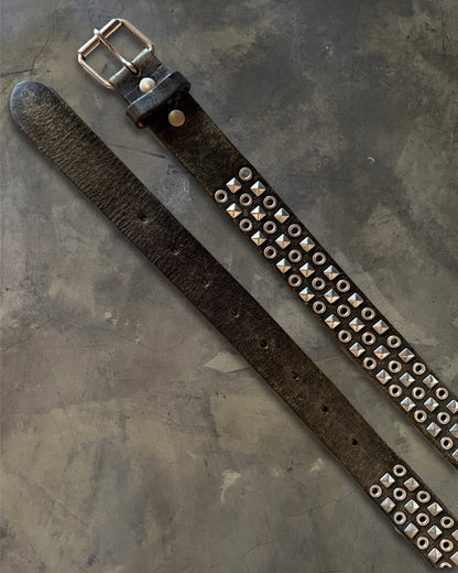 COMME DES GARCONS STUDDED EYELET BELT