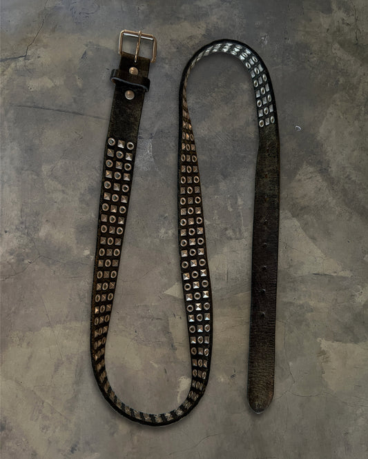 COMME DES GARCONS STUDDED EYELET BELT