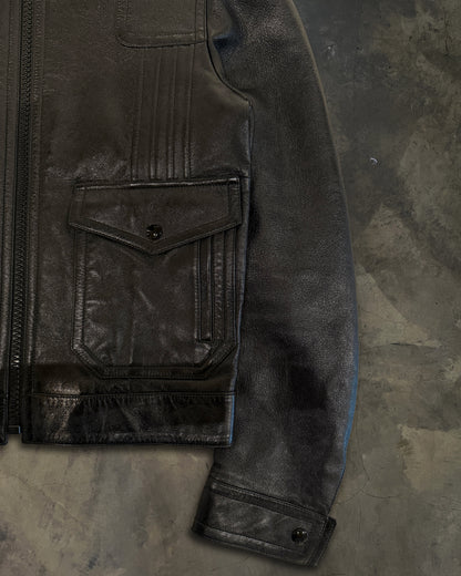 CELINE SS2020 PAUL LEATHER JACKET
