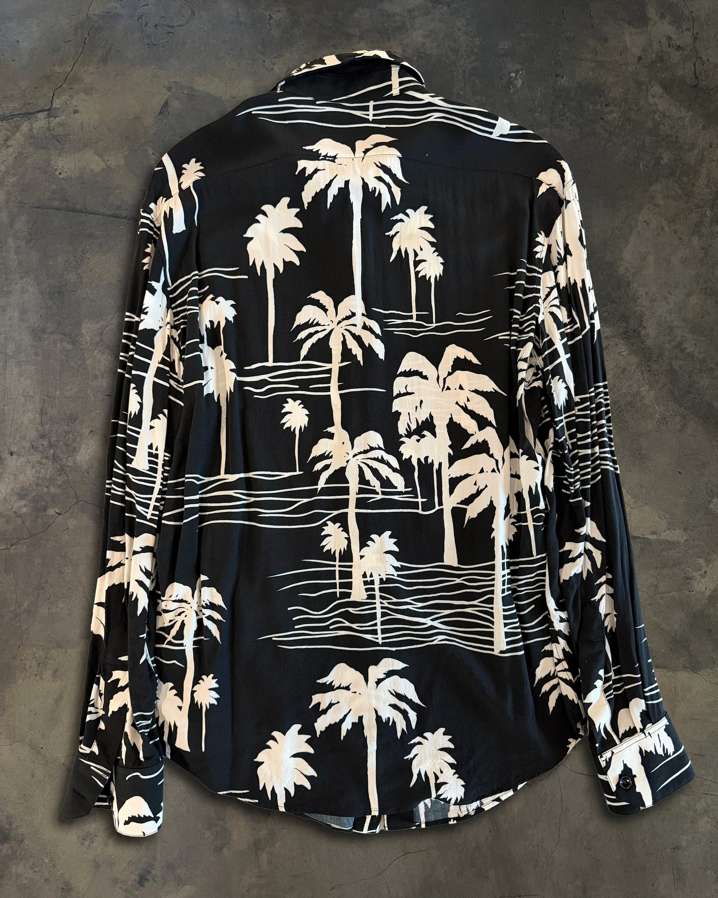 CELINE SS2021 PALM TREE BUTTON UP