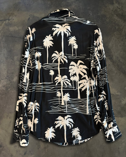 CELINE SS2021 PALM TREE BUTTON UP