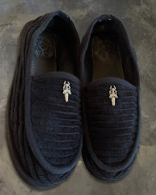 CHROME HEARTS CORDUROY DAGGER LOAFER