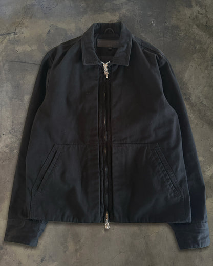 CHROME HEARTS STREET MEAT DAGGER ZIP CANVAS WORK JACKET