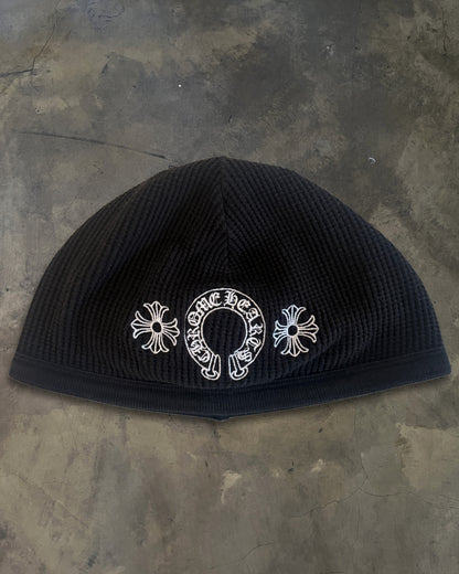 CHROME HEARTS HORSESHOE EMBROIDERED THERMAL BEANIE