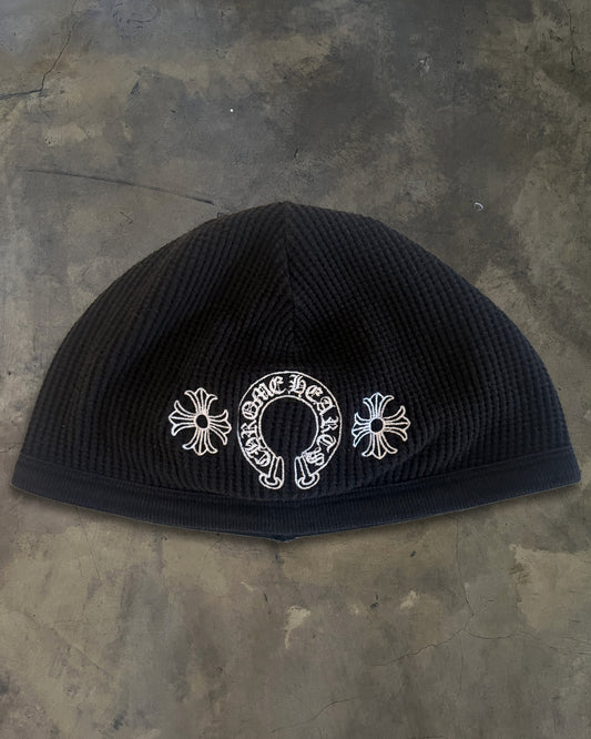 CHROME HEARTS HORSESHOE EMBROIDERED THERMAL BEANIE