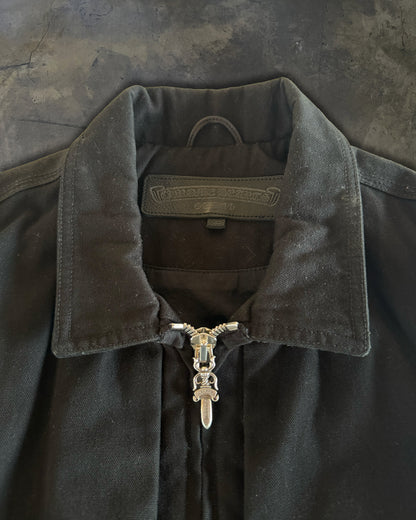CHROME HEARTS STREET MEAT DAGGER ZIP CANVAS WORK JACKET