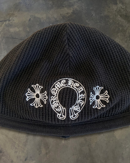 CHROME HEARTS HORSESHOE EMBROIDERED THERMAL BEANIE