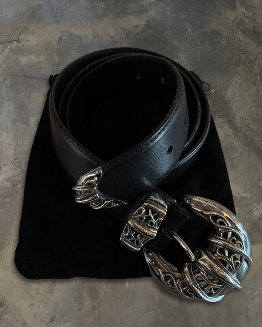 CHROME HEARTS TALON WESTERN BELT