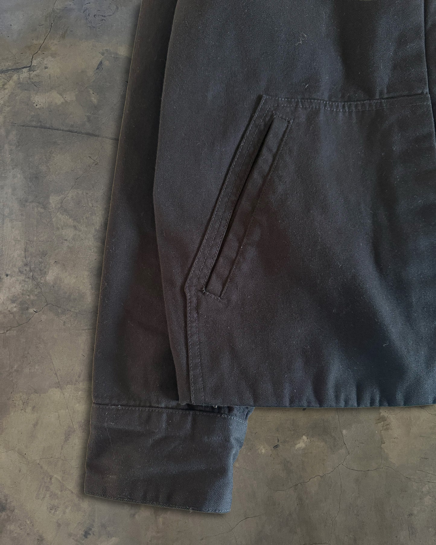 CHROME HEARTS STREET MEAT DAGGER ZIP CANVAS WORK JACKET