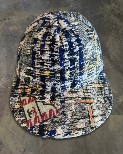 CHANEL TWEED MULTI COLOUR BASEBALL CAP