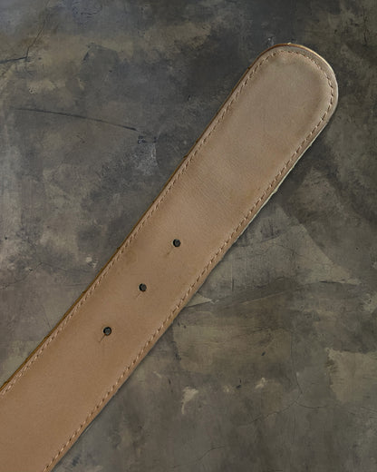 CHANEL GOLD QUILTED LAMBSKIN STUDDED CC BELT