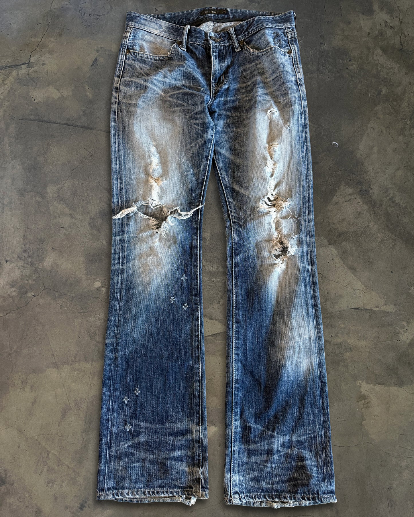CIVARIZE FLARED FADED DENIM