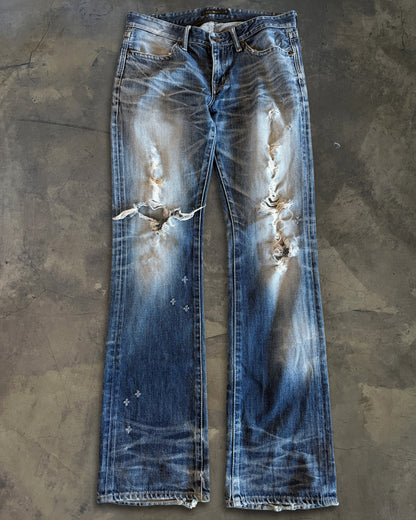 CIVARIZE FLARED FADED DENIM