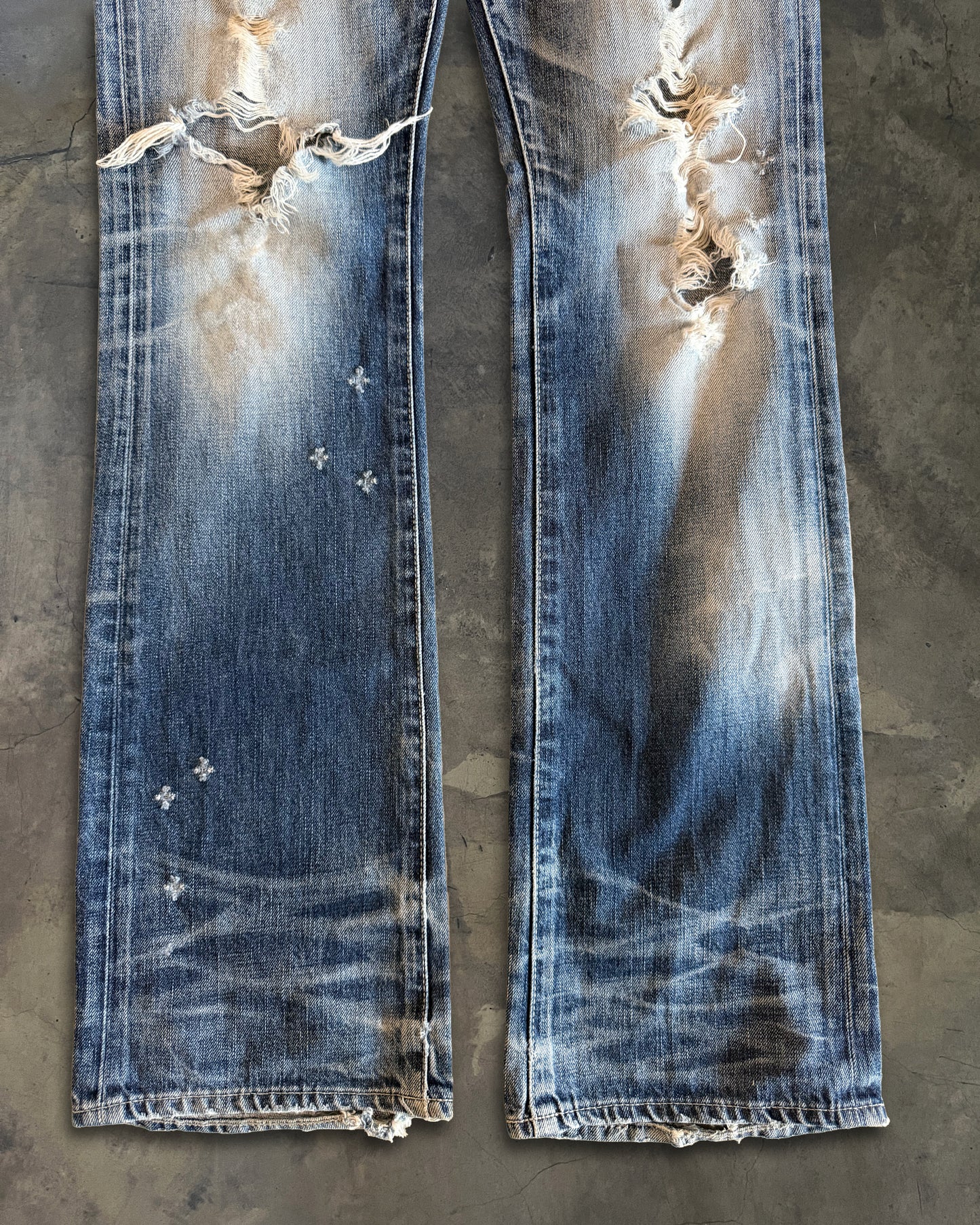 CIVARIZE FLARED FADED DENIM