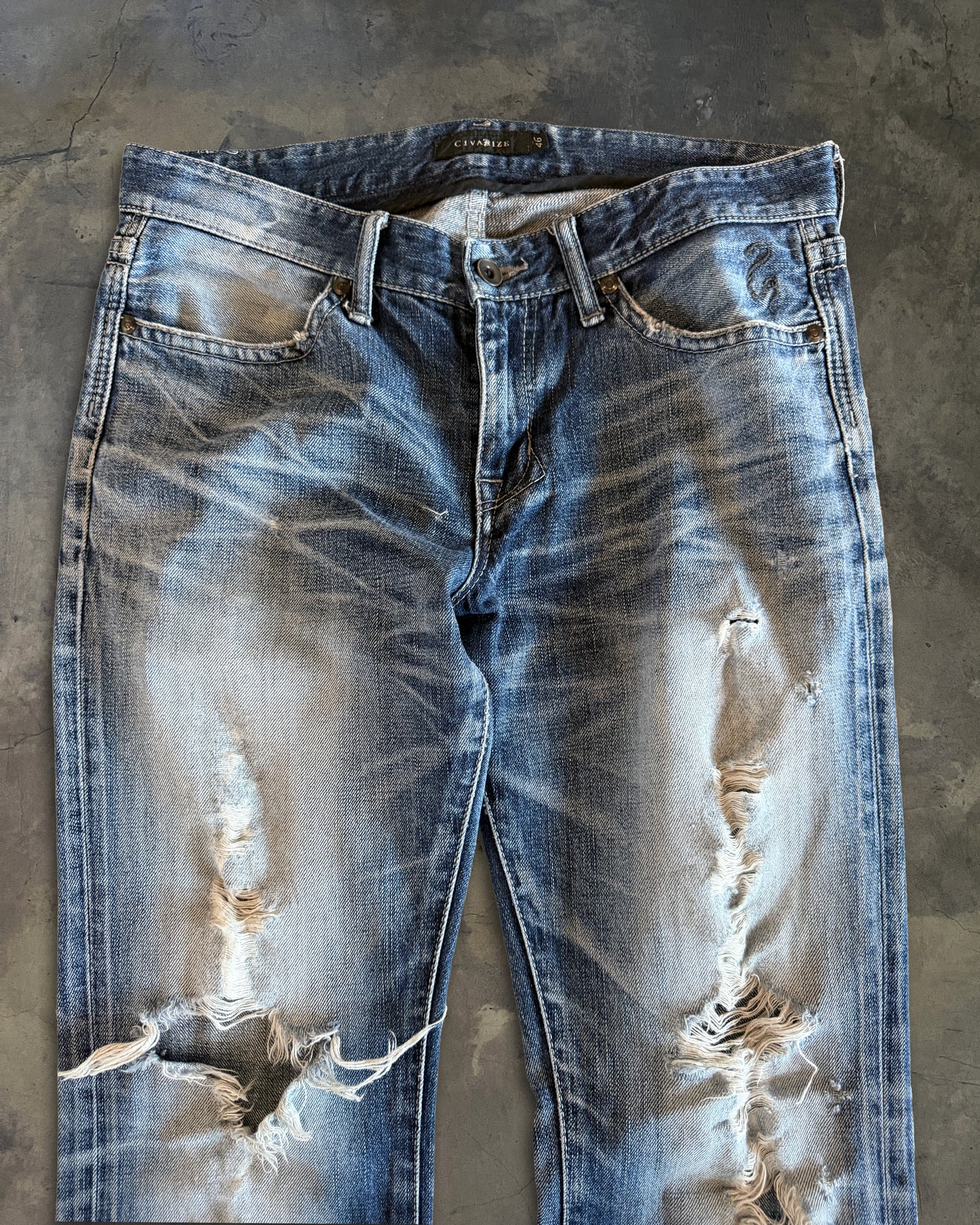 CIVARIZE FLARED FADED DENIM