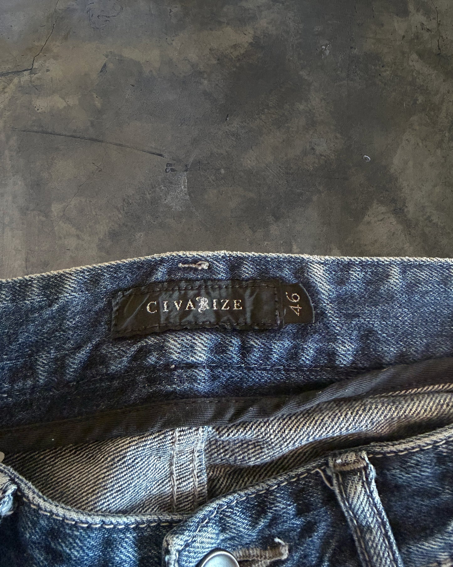 CIVARIZE FLARED FADED DENIM