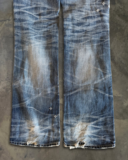 CIVARIZE FLARED FADED DENIM