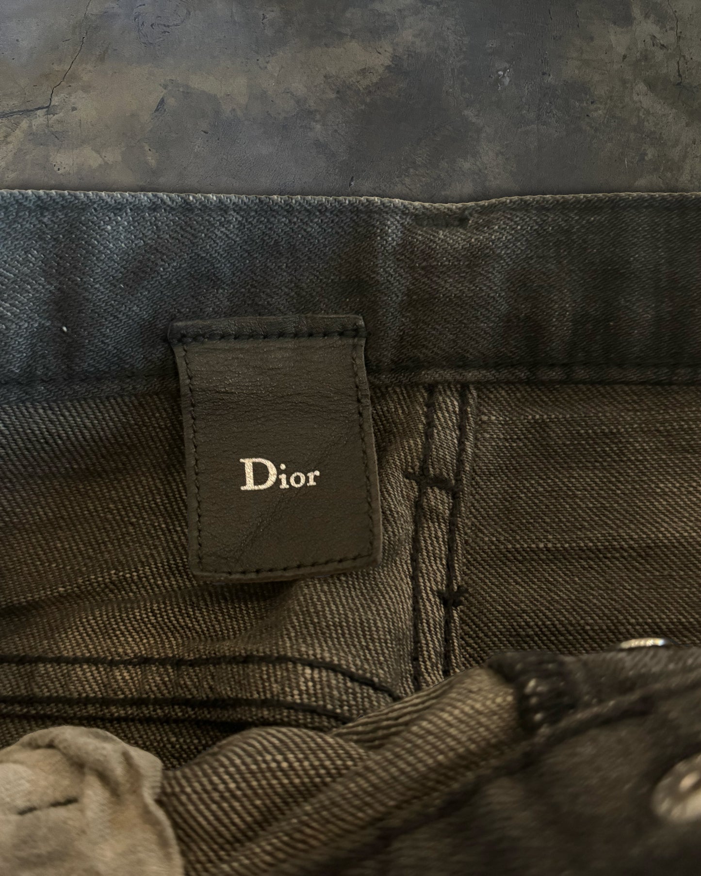 DIOR HOMME SS2003 "FOLLOW ME" CLAWMARK DENIM
