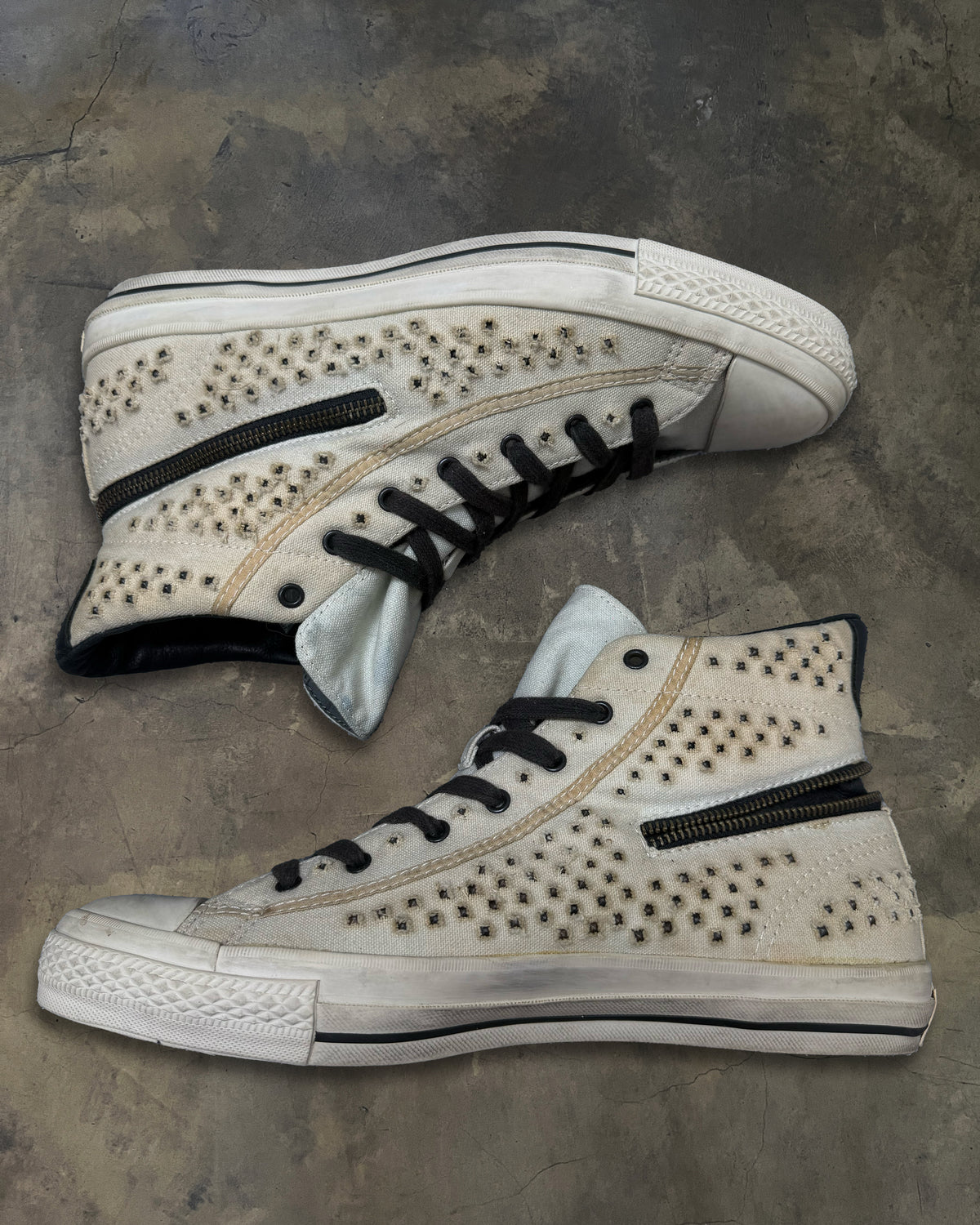 CONVERSE X JOHN VARVATOS STUDDED ZIP CONVERSE