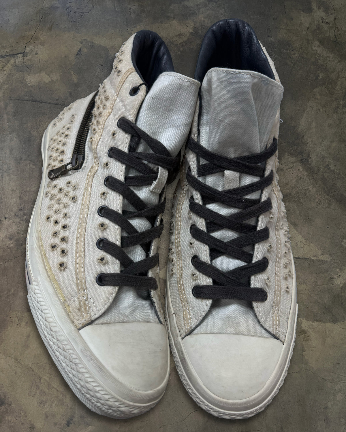 CONVERSE X JOHN VARVATOS STUDDED ZIP CONVERSE