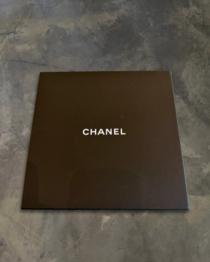 CHANEL BLACK QUILTED CC BELT