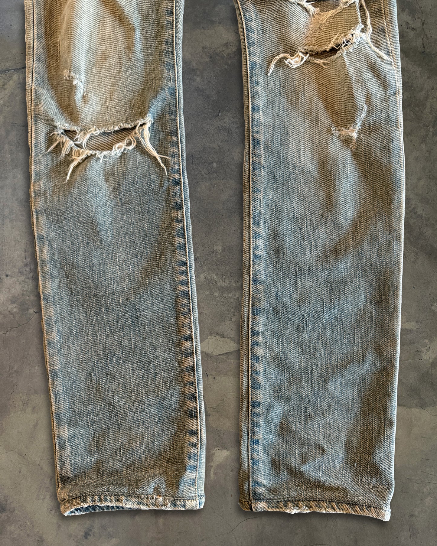 SAINT LAURENT SS2016 CRASH DENIM