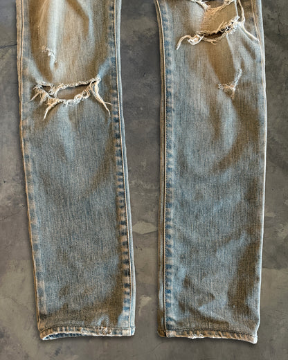 SAINT LAURENT SS2016 CRASH DENIM