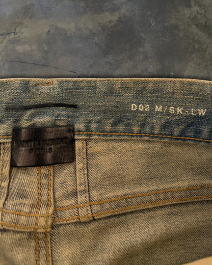 SAINT LAURENT SS2016 CRASH DENIM